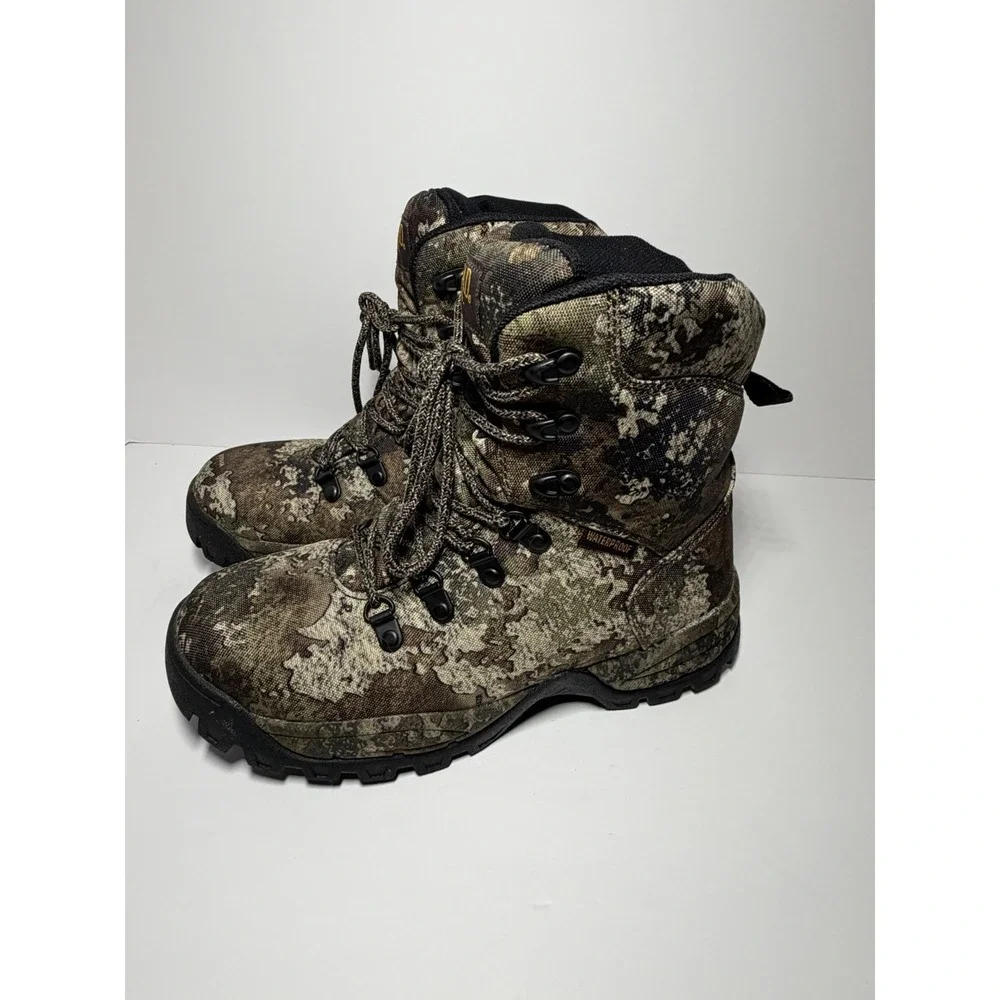 RedHead Camo Hunting Boots Mens Size 6 800G 3M Thinsulate Waterproof Lace Up EUC